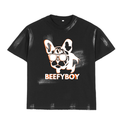 Hand Brushed French Bulldog Mascot T-shirt